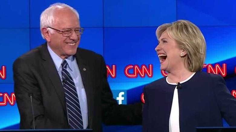 sanders and clinton